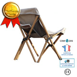 Chaise pliante extérieure chaise papillon de rangement portable chaise de camping chaise de camping en toile épaissie loisirs