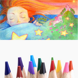 Ensemble de 60 crayons, crayons de couleur de croquis, boîte de couleur de plomb de couleur soluble dans l'eau, fournitures d