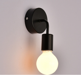 TD® Lots de 2 Appliques Murales Rétro en Bois Lampe Murale Noir E27