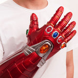 TD® Acier Superman bijou détachable infini bras lumineux gants de combat portable habiller IC programme contrôle accessoires d'éclai