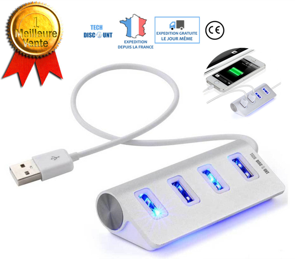 Tower Power table multiprise chargeur USB LAN / multiprise