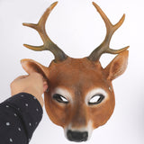 TD® Accessoires de costume de maquillage animal fête de noël décoration de visage de cerf en mousse PU