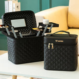 TD® Boîte de rangement pour cosmétiques Nail Art Broderie et maquillage Boîte à outils portable Sac cosmétique de voyage Portable