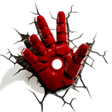 TD® Decoration De Table - Centre De Table QJ4ZD Veilleuse 3D Iron Hand Marvel