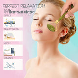 TD® Massage facial pierre de jade naturel beauté kit de soin esthétique visage soin corporel beauté apparence corps soigner bienfait