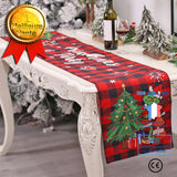 TD® Noël Noël voleur table drapeau Noël table basse restaurant décoration de table fournitures