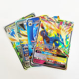 TD® 200 cartes Flash anglaises Pokemon Ensemble complet de cartes de jeu Personnages de dessins animés Cartes de jouets en plastique