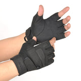 Gants de sport Gants à demi-doigt Forces spéciales Gants tactiques d'extérieur Fitness Gants d'équitation antidérapants sans