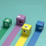 TD® Rubik's Cube qui change de visage, tu pleures et je ris, jeux de table, jouets éducatifs, jeux de jouets interactifs parent-enfa