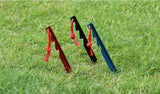 TD® Lot de 4 pièces de 18 cm Piquets de tente/ Épaisse chevilles de camping accessoires de tente en alliage ajustées Noire