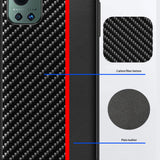 TD® Convient pour OnePlus9Pro coque de téléphone portable coque de protection en fibre de carbone housse de protection anti-chute