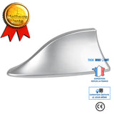 TD® Antenne de Voiture Antenne Auto Universelle 17cm Aluminium Aileron de Requin Argent Antenne Amplifiée-Accessoire Auto