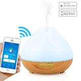 INN® Diffuseur huiles Essentielles Parfum Electrique 400ml Humidificateur d'air Ultrasonique Brume Fraiche Arôme veilleuse colorée v