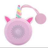 TD® Haut-parleur Bluetooth étanche de dessin animé lecteur de musique sans fil portable，Haut-parleur bluetooth mignon，Couleur: rose