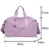 TD® Sac de fitness sport séparation sèche et humide pour femmes sac de yoga sac de voyage portable léger grande capacité pour hommes