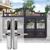 TD® 304 acier inoxydable pont cassé aluminium wifi étanche serrure de porte intelligente serrure de mot de passe d'empreinte digital