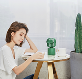 INN® Ventilateur de bureau Mini tête mobile créative USB chargeant le ventilateur portable de dessin animé de cactus ventilateur d'a