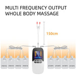TD® Mode 8, appareil de massage numérique par rectangle LCD affiche un appareil de massage musculaire anti - douleur vert