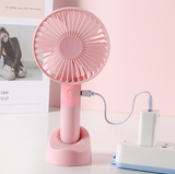 INN® Mini-ordinateur de bureau portable innovant rechargeable par USB à la maison avec ventilateur de dortoir pour étudiants de base