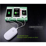 TD® Lampe LED Veilleuse à recharge USB/ Pliable à double usage/ Lampe d’études pour étudiant/ Lumière de table chargeur mobile USB