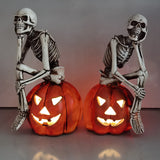 TD® Halloween citrouille crâne lanterne barre lumineuse décoration scène mise en page accessoires fantôme festival ornements