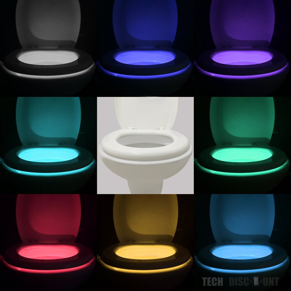 TD® Lampe de toilette dispositif capteur lumière WC blanc sanitaire hy –