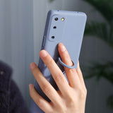 TD® Samsung Galaxy S20Ultra Phone Case Anti-collision Silicone Protective Cover Soft Cover Purple Fresh Design