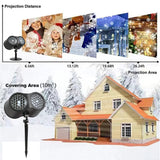 TD® LED binoculaire flocon de neige projecteur lumière étanche télécommande noël Blizzard projecteur extérieur décoration intérieure