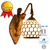 TD® TEMPSA 220V Applique Murale Rétro Style Européen Créatif Corde Forme pour Salon Restaurant Allée Couloir Pub Café