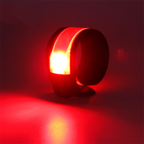 INN® LED sports de plein air sangle poignet de sécurité lumineuse treillis ceinture réfléchissante sangle de poignet rouge clap drag