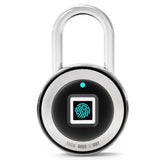 TD® Cadenas à empreintes digitales petite serrure serrure antivol intelligente dortoir entrepôt gym mot de passe serrure noir simple