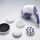 TD® Appareil de massage corporel multifonctions beauté relaxation machine à faire fondre la graisse bleu blanc petit portable bien-ê