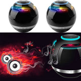TD® Haut parleur boule multicolore enceinte portable bluetooth grande puissance mains libres musique solide téléphone audio appareil