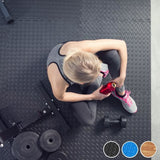 TD® Tapis de Sol de Gym Sport avec 12 Dalles de Protection en Mousse 61 cm x 61 cm Noir