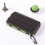 TD® 20000mAh Chargeur Batterie Externe Solaire 2-Port USB avec Dual LED Lampe Rechargement périphériques batterie portable