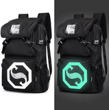 TD® Sac à Dos Ordinateur Sacoche pour école Hiking Camping Randonnée Voyage Jaune