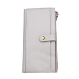 TD® Portefeuille en cuir à la mode pour femmes Sac à main à fermeture à glissière Lady Long Sac à main
