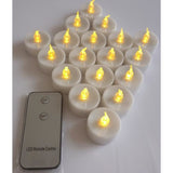 TD® Lot de 18 bougies LED lumière jaune alimentation CR2032 éclairage décoration tendance moderne événement effet bougie flammes