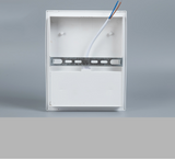 TD® Lampe à induction étanche et étanche à l'humidité de la cour porche entrée balcon applique murale
