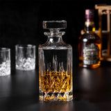 TD® Carafe 750 ml bouteille 6 pièces 300 ml verre à whisky carafe en cristal ensemble de vin en verre européen