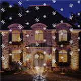 TD® Lumière de projection de flocon de neige LED Lumières de neige Noël Lumières décoratives laser de projection de motif étoilé col
