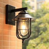 Lampe Phil Wall Lamp R&eacute;tro Imperm&eacute;able Applique Murale Balcon Ext&eacute;rieur en Fer Forg&eacute; Personnalit