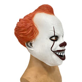 TD® Masque de clown fantôme en Latex Halloween événement mascarade fête cosplay costume de clown couvre-chef fans d'interaction dire