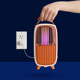 INN® Tueur de moustiques Style rétro Bureau à domicile Intérieur Mini USB Tueur de moustiques Photocatalyseur Inhalation Choc électr