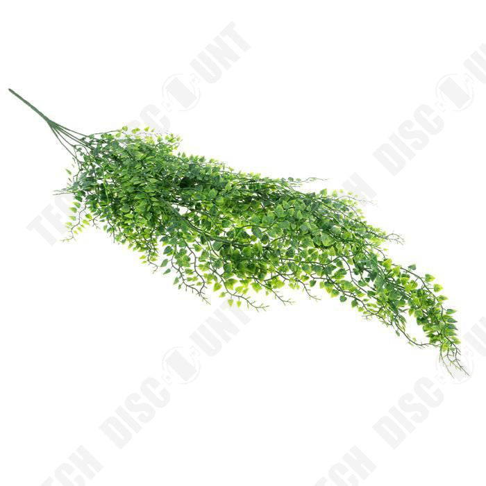 TD®  plantes de vigne en plastique imperméable pour décoration murale suspendue artificielle fausse saule fleur verte florale orneme