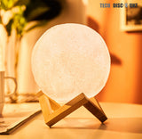 TD® Lampe LED forme de lune 3D Ambiance chambre enfant rêve beauté/Objet moderne tendance décoration intérieur lumineuse
