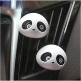 TD® Nouveau 1 Pack de 2  Forme Tête de Panda Cute Voiture Parfum Désodorisant Auto Accessoires Noirs pour Voitures Fun Mignons Déco