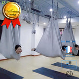 TD® Accessoires Fitness - Musculation,4*2.8M yoga hamac couleur unie anti gravité yoga balançoire aérienne Air yoga - Type Silver