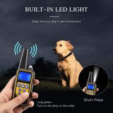 TD® Entièrement automatique rechargeable télécommande collier de chien dresseur de chien étanche 800 mètres longue distance