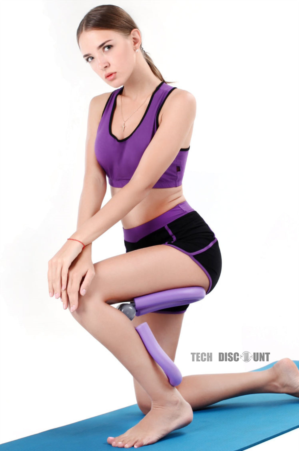 TD® Accessoire de fitness musculation gym fitness corps machine brûle graisses training bras jambes perte de poids yoga sport